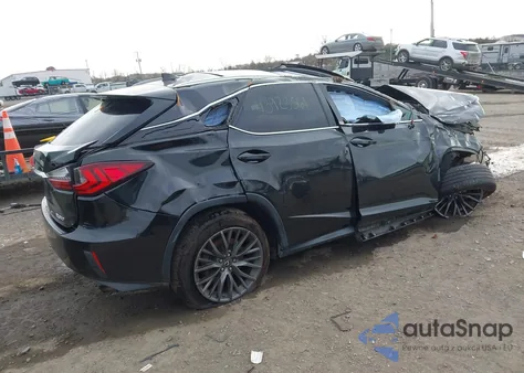 2016 Lexus Rx 350 F Sport z USA, uszkodzony, nr VIN 2T2BZMCA2GC010048